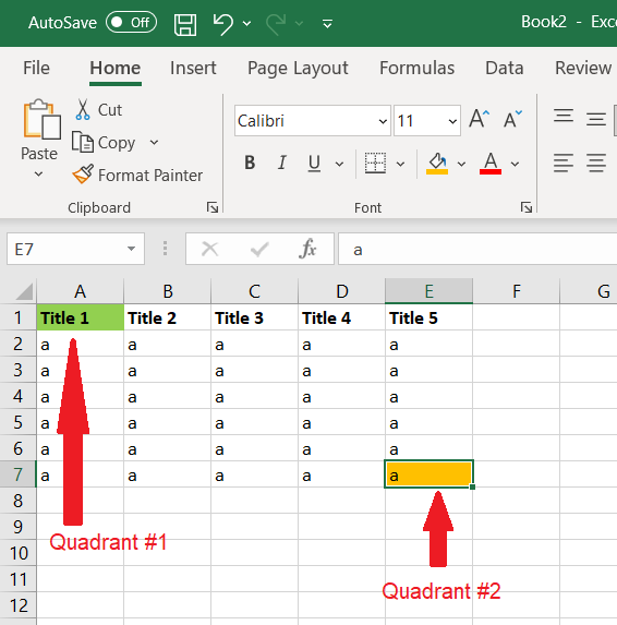 Excel Contiguous Data Range